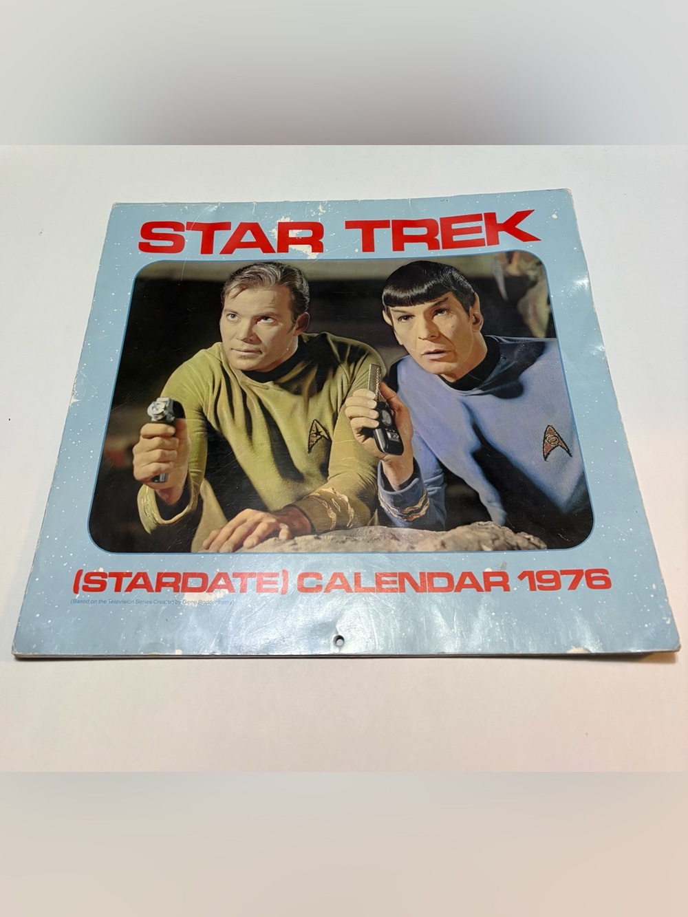 Star Trek Vintage Calendar Cover - Captain Kirk & Spock
